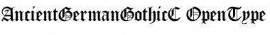 Download Ancient German GothicC Font