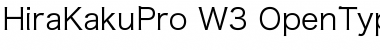 Download Hiragino Kaku Gothic ProW3 Font
