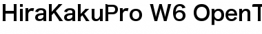 Download Hiragino Kaku Gothic ProW6 Font