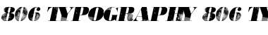 806 Typography Regular Font