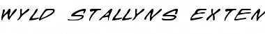 Wyld Stallyns Extended Font