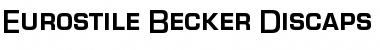 Download Eurostile Becker Discaps Bold Font