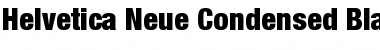 Download Helvetica NeueCondensed Black Font