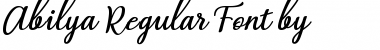 Abilya Regular Font