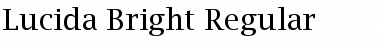 Lucida Bright Regular Font