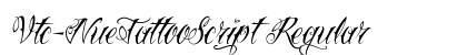 Vtc-NueTattooScript Regular Font Vtc-NueTattooScript Regular Font Preview