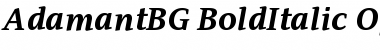 Adamant BG Font
