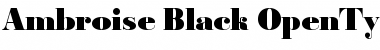 Ambroise Black Font