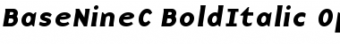 Download BaseNineC Font