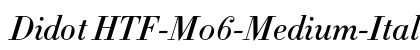 Didot HTF-M06-Medium-Ital Font Didot HTF-M06-Medium-Ital Font Preview