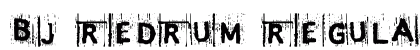BJ REDRUM Regular Font BJ REDRUM Regular Font Preview