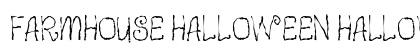 Farmhouse Halloween Halloween Font Farmhouse Halloween Halloween Font Preview