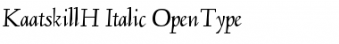 Download KaatskillH-Italic Font Download KaatskillH-Italic Font