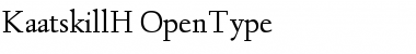 Download KaatskillH Font Download KaatskillH Font