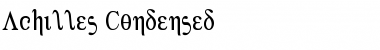 Achilles Condensed Condensed Font
