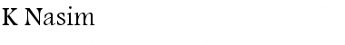 Download K Nasim Font Download K Nasim Font