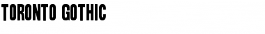 Download Toronto GothicRegular Font