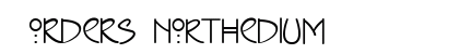 Borders Medium Font Borders Medium Font Preview