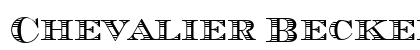 Chevalier Becker Stripes DisC Regular Font Chevalier Becker Stripes DisC Regular Font Preview