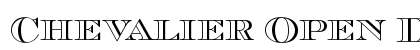 Chevalier Open DC D Regular Font Chevalier Open DC D Regular Font Preview