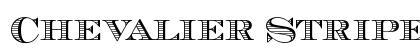 Chevalier Stripes DC D Regular Font Chevalier Stripes DC D Regular Font Preview