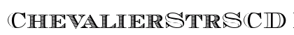 ChevalierStrSCD Regular Font ChevalierStrSCD Regular Font Preview