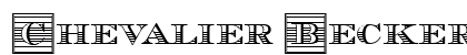 Chevalier Becker Ini Regular Font Chevalier Becker Ini Regular Font Preview
