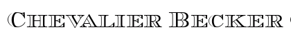 Chevalier Becker Open Caps Regular Font Chevalier Becker Open Caps Regular Font Preview