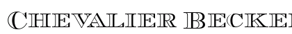 Chevalier Becker Open Discaps Regular Font Chevalier Becker Open Discaps Regular Font Preview