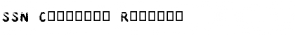 Download SSN CorrodedRegular Font