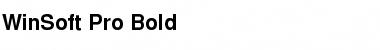 Download WinSoft ProBold Font