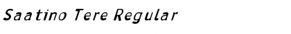 Download Saatino Tere Font Download Saatino Tere Font