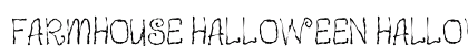 Farmhouse Halloween Halloween Font Farmhouse Halloween Halloween Font Preview