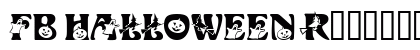FB HALLOWEEN Regular Font FB HALLOWEEN Regular Font Preview