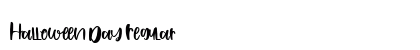 Halloween Day Regular Font Halloween Day Regular Font Preview