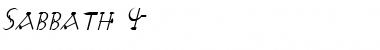 Download Sabbath 4 Font Download Sabbath 4 Font