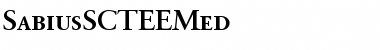 Download SabiusSCTEEMed Font Download SabiusSCTEEMed Font
