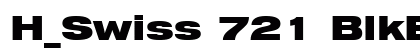 H_Swiss 721 BlkEx BT Regular Font H_Swiss 721 BlkEx BT Regular Font Preview