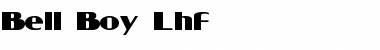 Bell Boy Lhf Regular Font