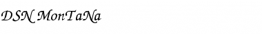 Download DSN MonTaNaRegular Font