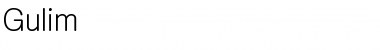 Download GulimRegular Font