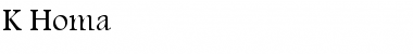 Download K Homa Font Download K Homa Font