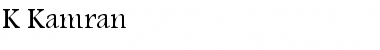 Download K Kamran Font Download K Kamran Font