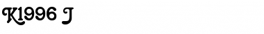 Download K1996 J Font Download K1996 J Font