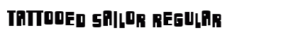 Tattooed Sailor Regular Font Tattooed Sailor Regular Font Preview